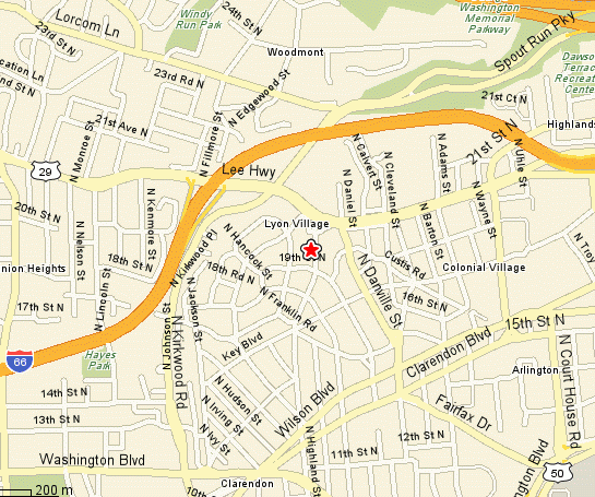 map of voting location